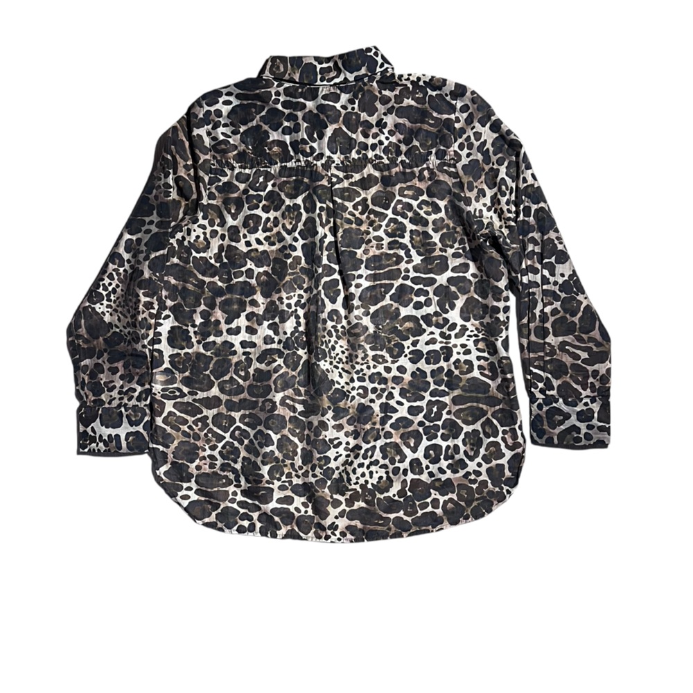 Bailey 44| Button Down Leopard Print Blouse | Lar… - image 6